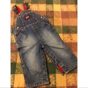 Fleece Lined Overalls Baby 6-12 months